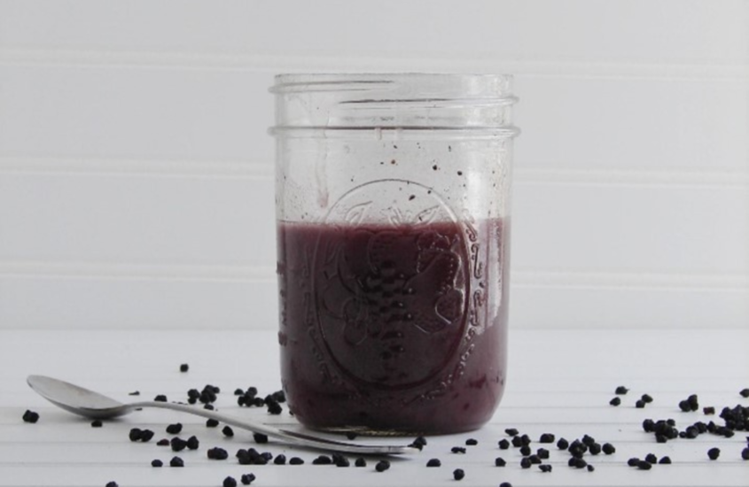 A Winter Pantry Staple: Herbal Honey Infusion with Dried Elderberries