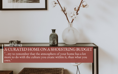 A Curated Home on a Shoestring Budget