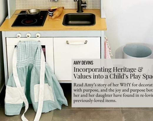 Incorporating Heritage & Values into a Child’s Play Space