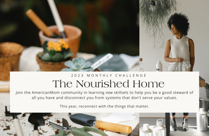 The Nourished Home – Monthly Challenge 2023