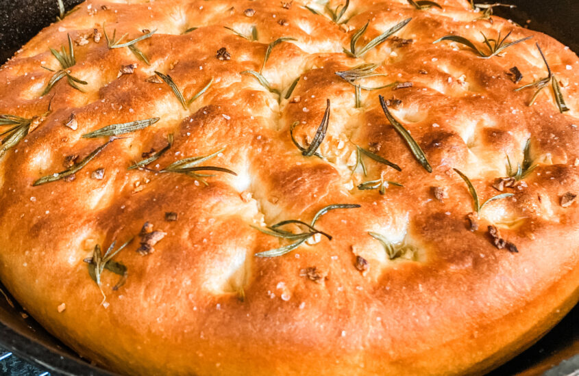 Garlic & Thyme Focaccia Bread