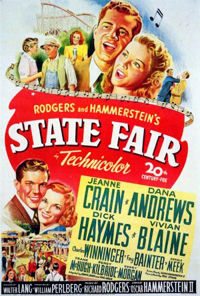 The movie poster of State Fair 1945